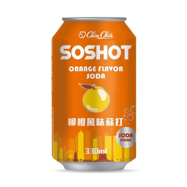 SOSHOT-ORANGE FLAVOR SODA